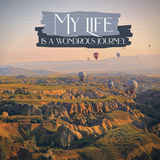 Wallpaper Motivation "My Life is a Wondrous Journey"